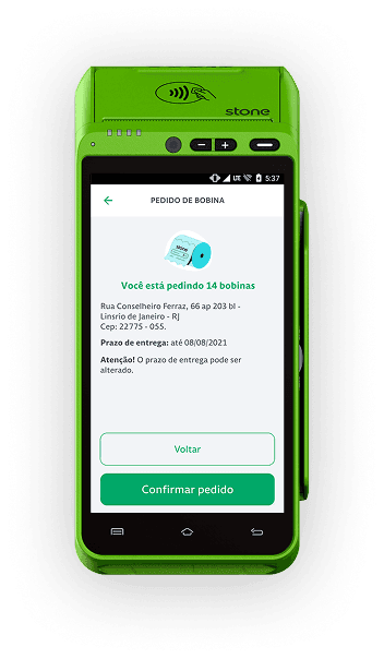 Supplies app on Android POS