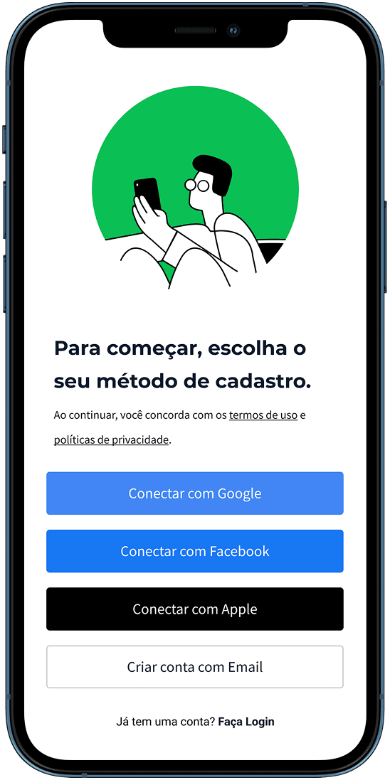 Dandara standing on a stage in front of a projected green screen, she is holding a mic and mid-speech